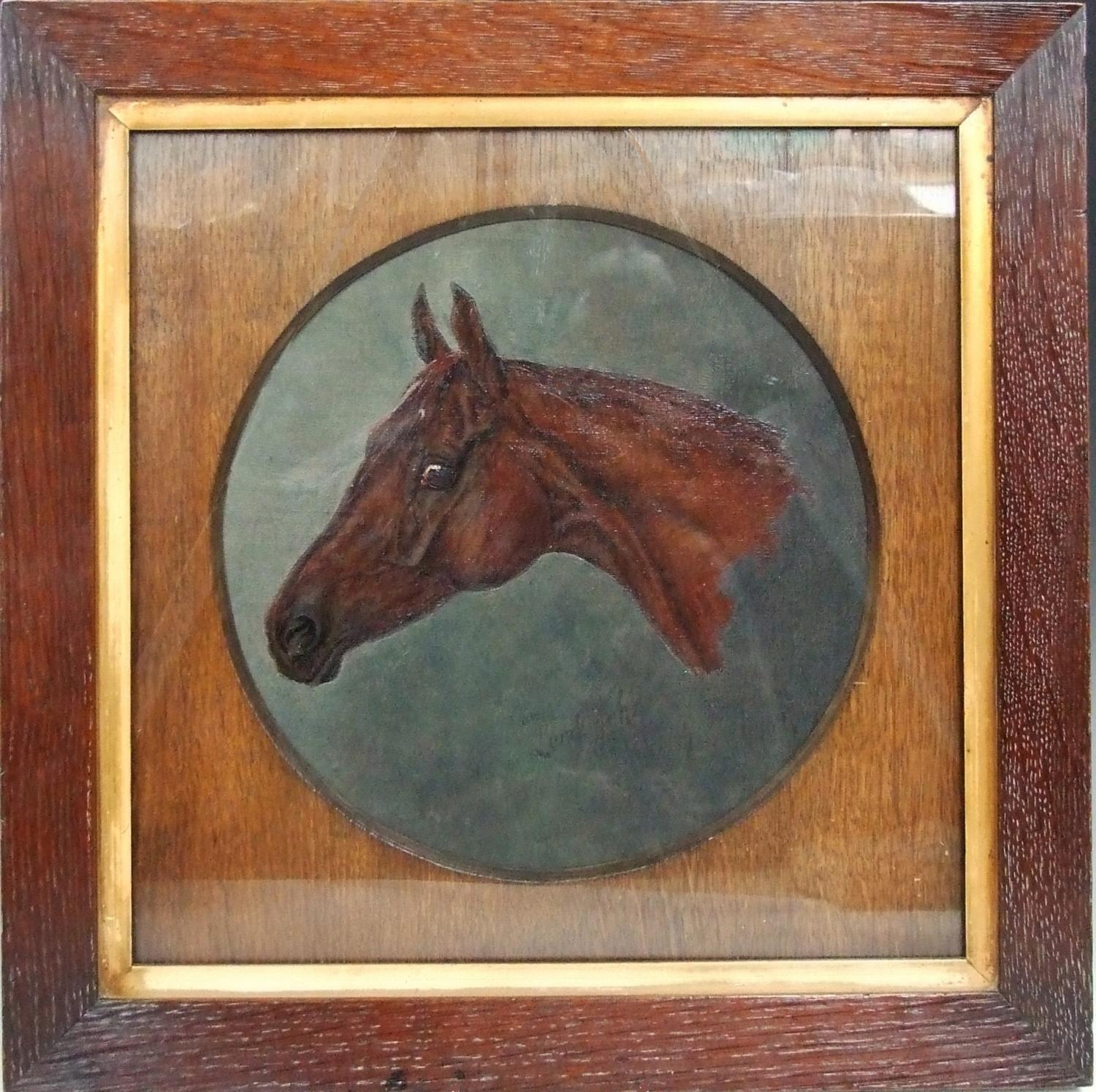 Horse head portrait by H. F. Lucas-Lucas